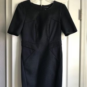 Club Monaco Boucle’ Mixed Media Dress